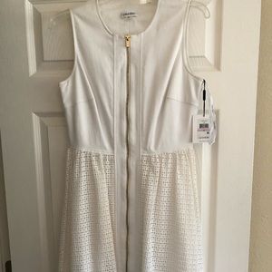 Calvin Klein white dress